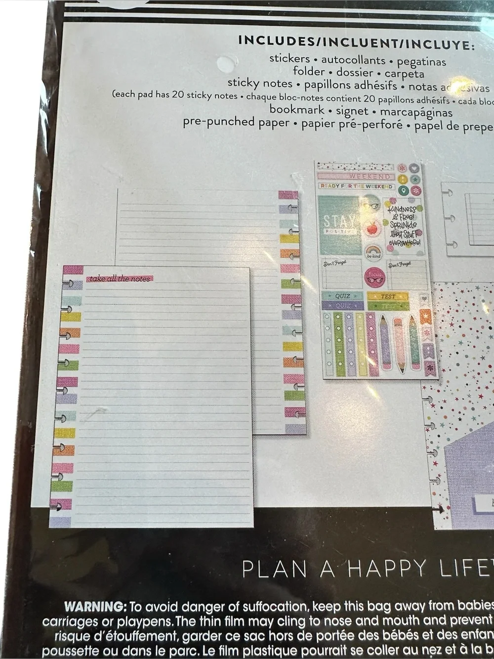 The Happy Planner School Student Planner Accessories Pack